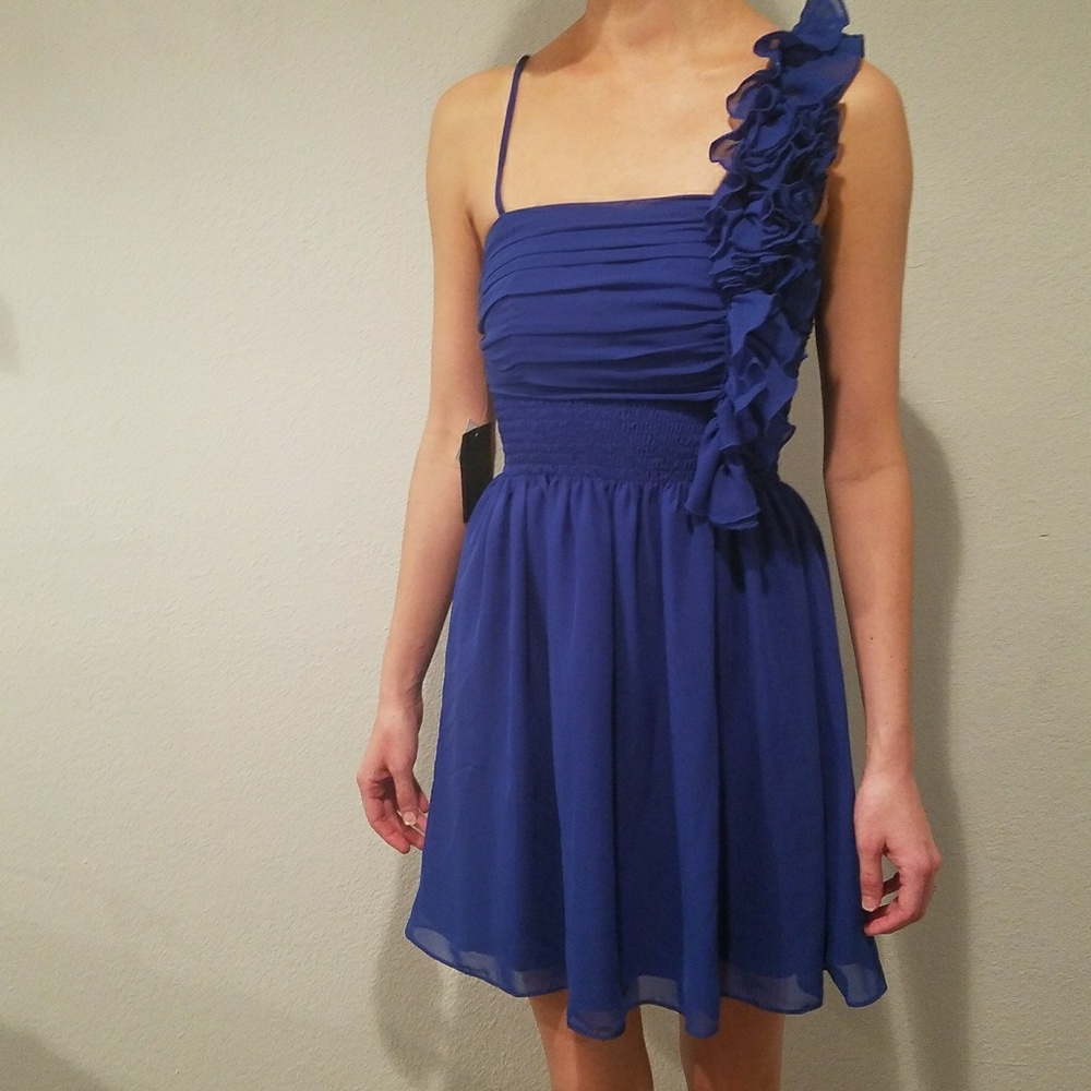 Cobalt blue party dress